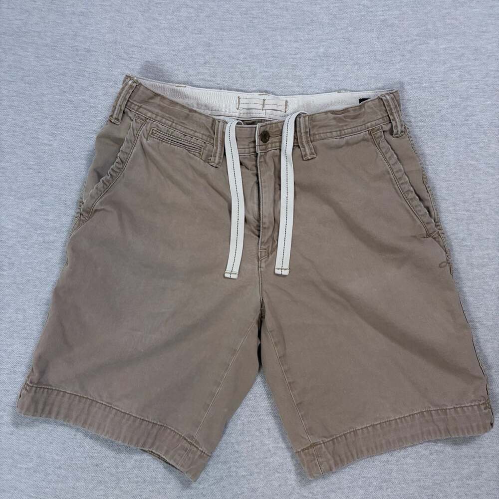Polo Ralph Lauren Vintage Drawstring Chino Shorts Mens Size 30 Brown